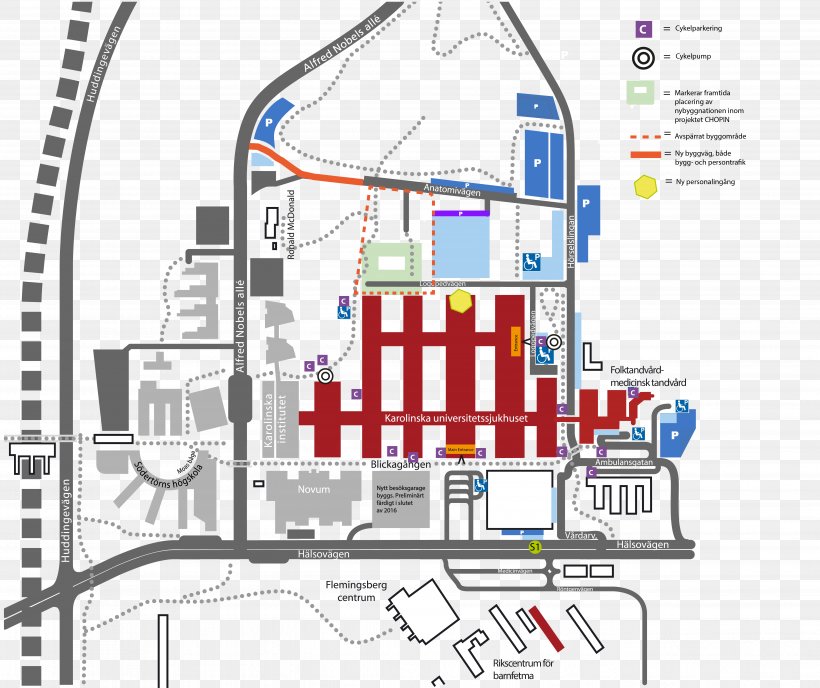 Karolinska University Hospital Huddinge Hospital Map, PNG, 5384x4521px, Hospital, Architecture, Area, Brand, Diagram Download Free