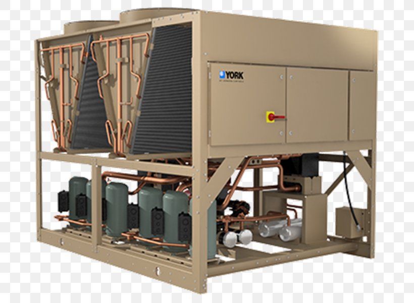 Water Chiller Johnson Controls Manufacturing Condenser, PNG, 713x600px, Chiller, Air Conditioning, Centrifugal Compressor, Condenser, Global Warming Potential Download Free