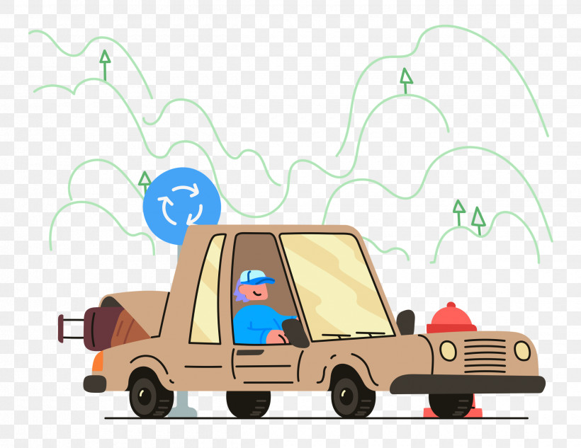 Driving, PNG, 2500x1932px, Driving, Automobile Engineering, Cartoon, Transport Download Free