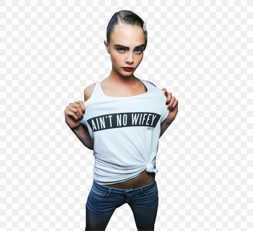 T-shirt Model Fashion Top, PNG, 500x750px, Tshirt, Arm, Cara Delevingne, Celebrity, Clothing Download Free