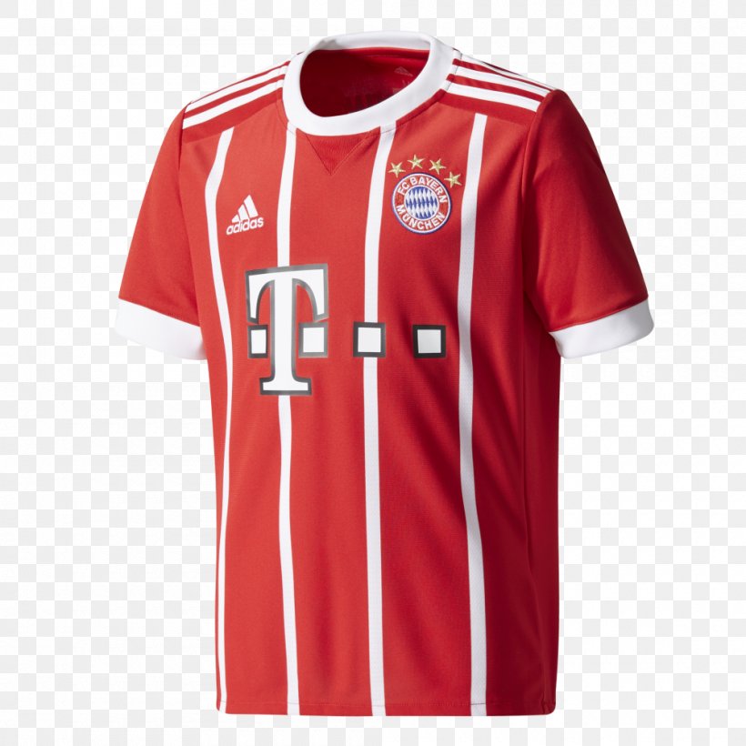 FC Bayern Munich Jersey Home Football T-shirt, PNG, 1000x1000px, 2018, Fc Bayern Munich, Active Shirt, Arjen Robben, Brand Download Free