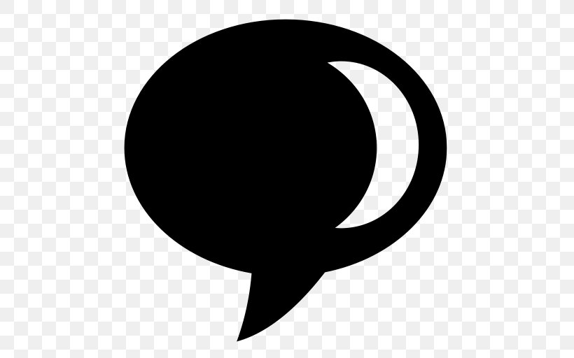Logo Google Talk Speech Balloon, PNG, 512x512px, Logo, Black, Black And White, Communicatiemiddel, Crescent Download Free