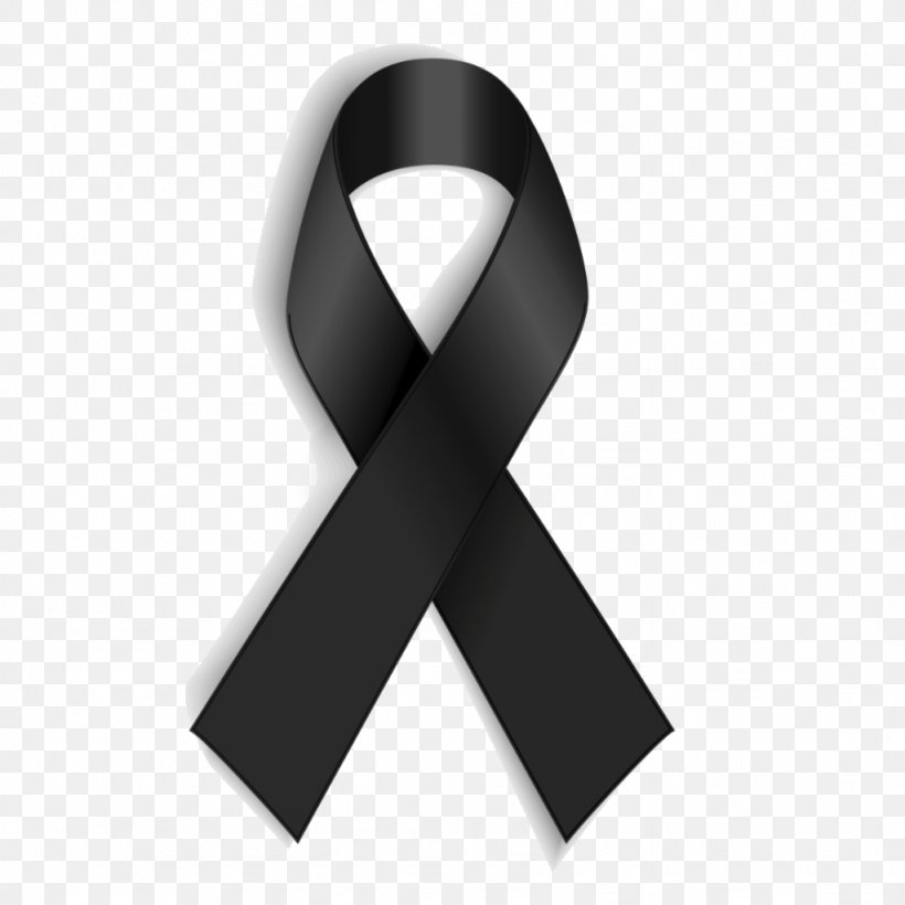 Black Ribbon Awareness Ribbon Mourning White Ribbon, PNG, 1024x1024px, Black Ribbon, Awareness Ribbon, Black, Melanoma, Mourning Download Free