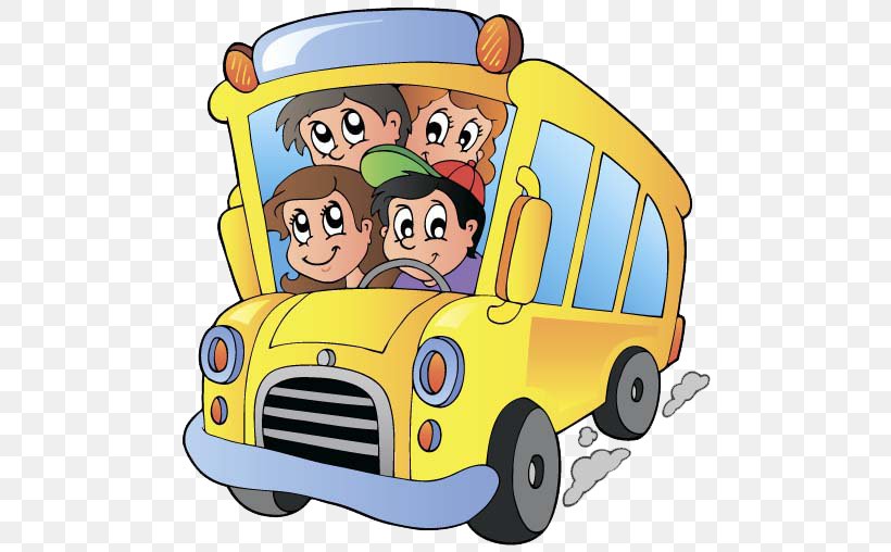 School Bus Cartoon Clip Art, PNG, 500x508px, Bus, Automotive Design, Bus Driver, Car, Cartoon Download Free