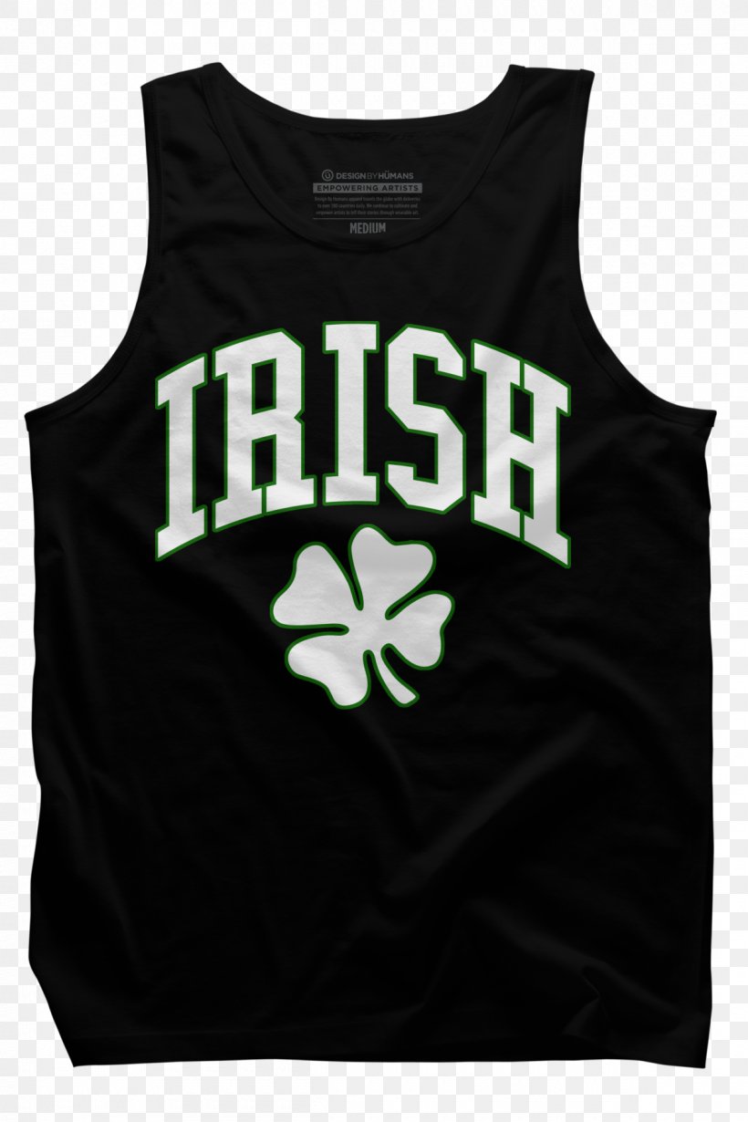 T-shirt Gilets Shamrock Hoodie Saint Patrick's Day, PNG, 1200x1800px, Tshirt, Black, Bluza, Brand, Clothing Download Free