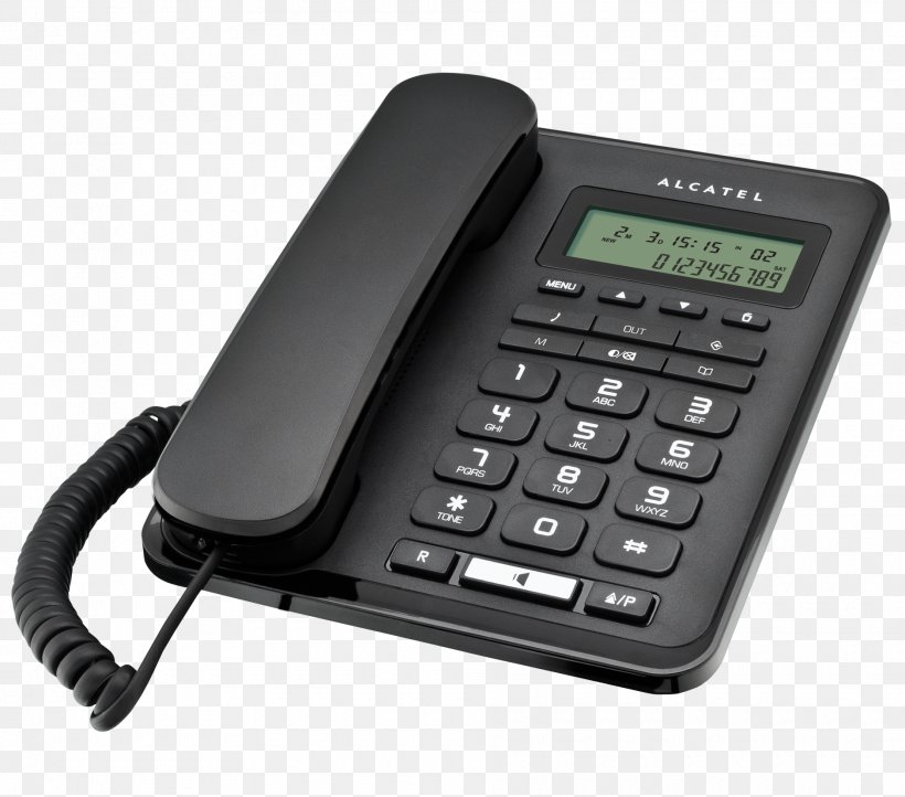 Alcatel Mobile Telephone Home & Business Phones Caller ID Digital Enhanced Cordless Telecommunications, PNG, 1880x1656px, Alcatel Mobile, Answering Machine, Att Trimline 210m, Business Telephone System, Caller Id Download Free