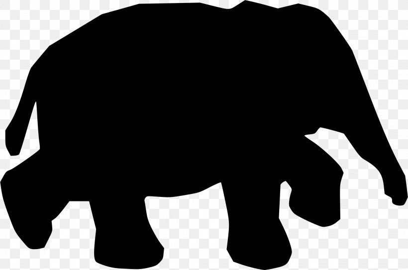 Clip Art Rhinoceros Silhouette Indian Elephant Drawing, PNG, 2068x1371px, Rhinoceros, African Elephant, Animal Figure, Art, Blackandwhite Download Free
