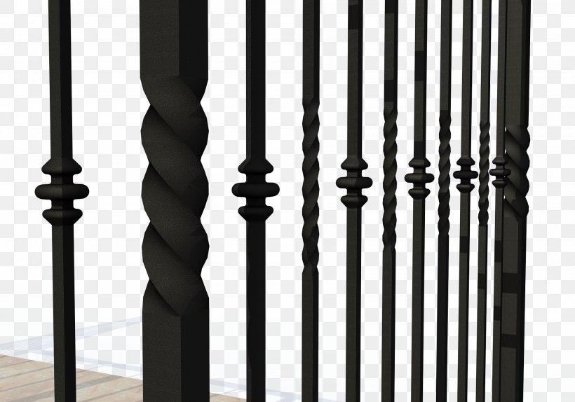 Handrail Baluster White, PNG, 2000x1400px, Handrail, Baluster, Black And White, Iron, Structure Download Free