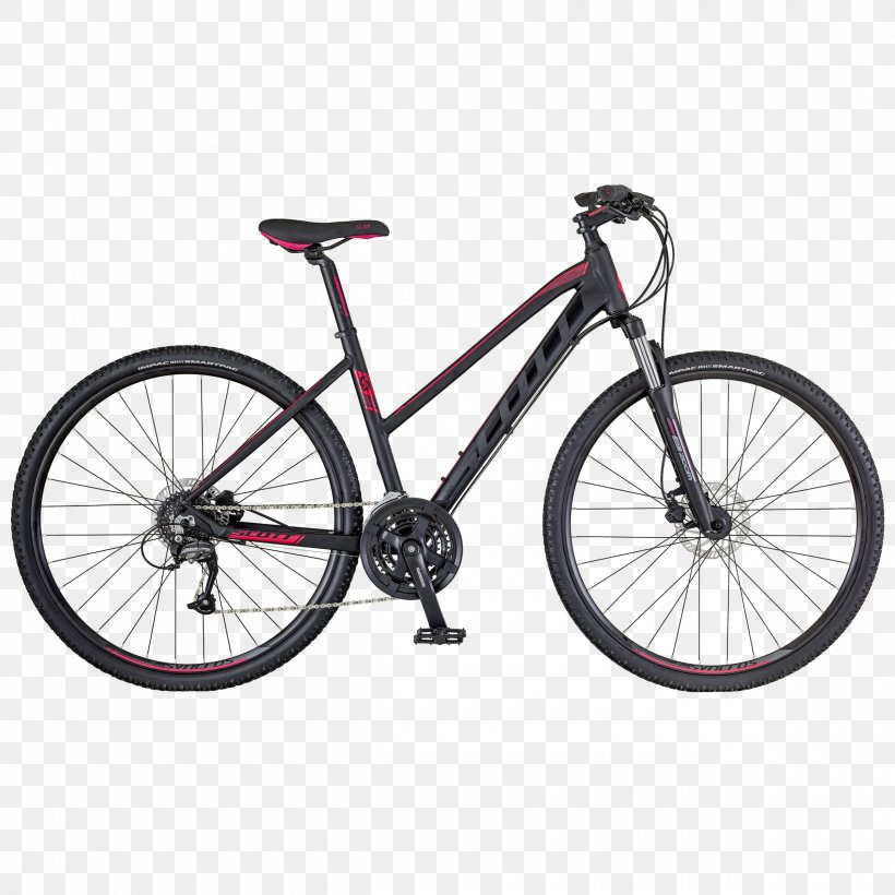 Hybrid Bicycle Scott Sports Scott Sub Cross 40 Lady S Scott Sub Cross 40 Men 2017, PNG, 2400x2400px, Bicycle, Automotive Tire, Bicycle Accessory, Bicycle Drivetrain Part, Bicycle Fork Download Free