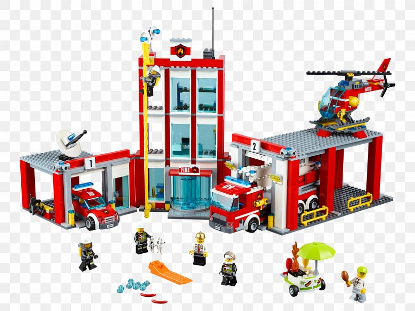 Amazon.com LEGO 60110 City Fire Station Toy, PNG, 2399x1800px, Amazoncom, Building, Fire Department, Fire Station, Firefighter Download Free
