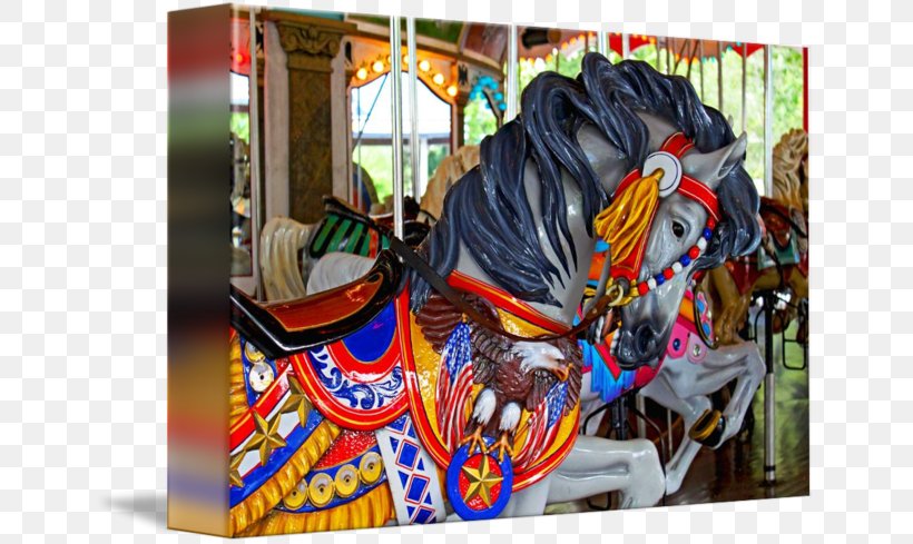 Carousel Hersheypark Horse Gallery Wrap Art, PNG, 650x489px, Carousel, Amusement Park, Amusement Ride, Art, Canvas Download Free