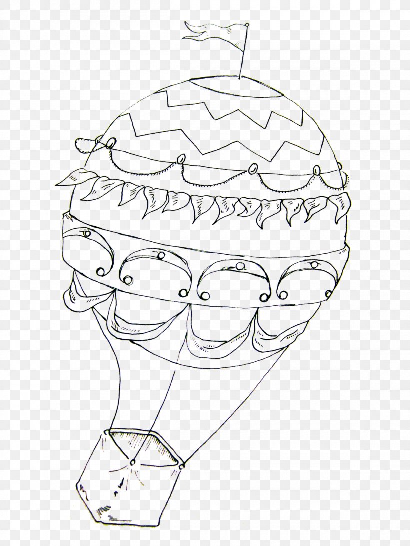 Hot Air Balloon Drawing Line Art, PNG, 1200x1600px, Watercolor, Cartoon, Flower, Frame, Heart Download Free