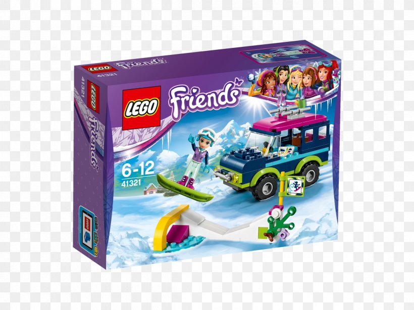 Amazon.com LEGO Friends LEGO 41321 Friends Snow Resort Off-Roader Toy, PNG, 2400x1800px, Amazoncom, Lego, Lego City, Lego Creator, Lego Friends Download Free