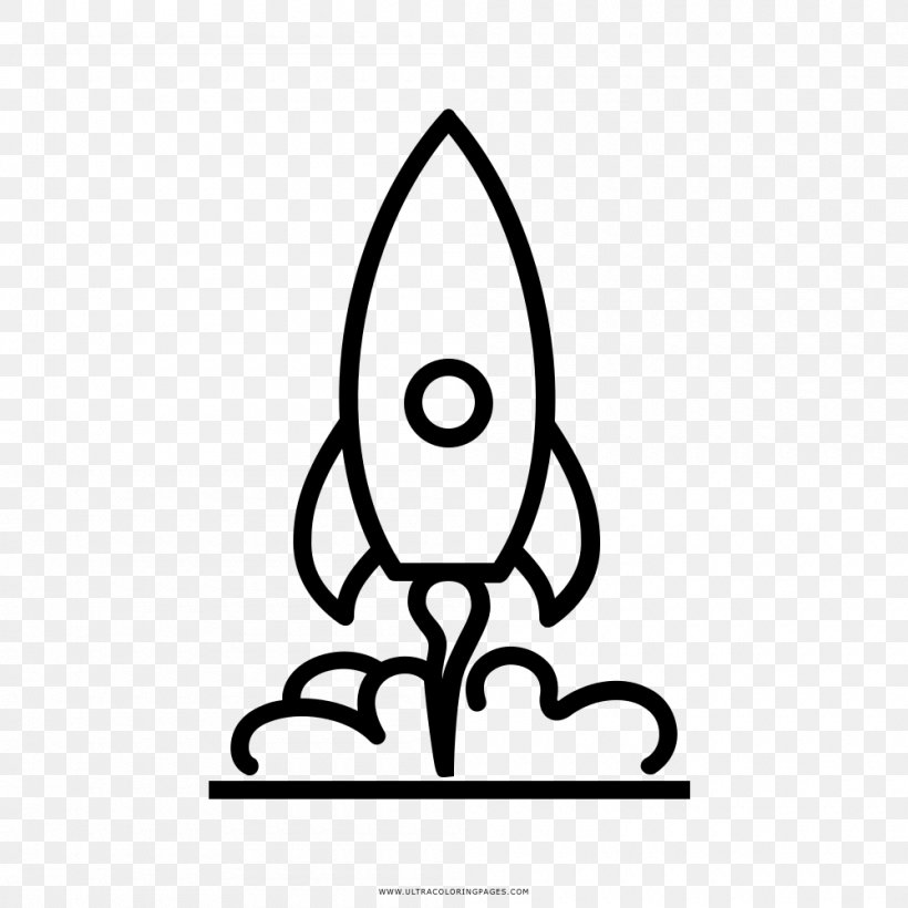 Cohete Espacial Drawing Rocket Spacecraft Coloring Book, PNG, 1000x1000px, Cohete Espacial, Area, Artwork, Black, Black And White Download Free