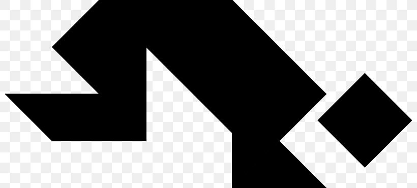 Logo Tangram Triangle Font, PNG, 800x370px, Logo, Black, Black And White, Brand, Com Download Free