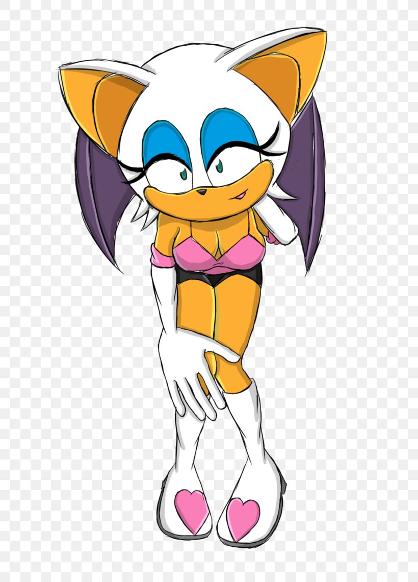 Rouge The Bat Diaper Chao Sonic The Hedgehog, PNG, 701x1140px, Watercolor, Cartoon, Flower, Frame, Heart Download Free