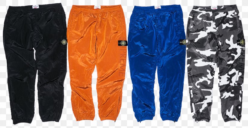 Tracksuit Jeans Stone Island Supreme Pants, PNG, 1000x520px, Tracksuit, Active Pants, Brand, Clothing, Denim Download Free
