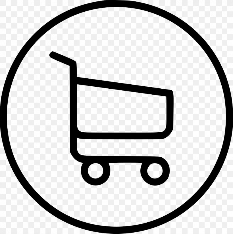 Shopping Cart Online Shopping E-commerce Retail, PNG, 980x982px, Shopping, Area, Bag, Black And White, Commerce Download Free