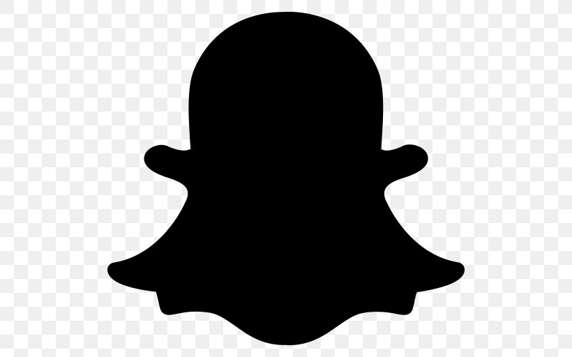Social Media Snapchat Logo, PNG, 512x512px, Social Media, Black, Black And White, Font Awesome, Logo Download Free