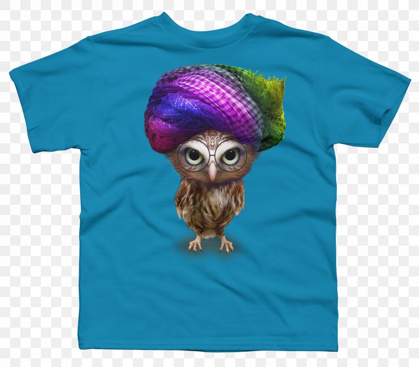 T-shirt Sleeve Teal Turquoise, PNG, 1800x1575px, Tshirt, Beak, Bird, Bird Of Prey, Cobalt Download Free