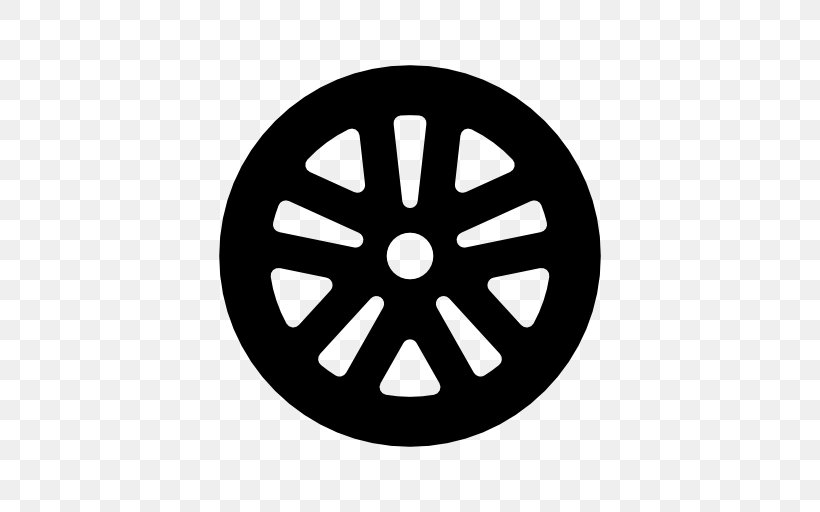 Car Tire Rim Automobile Repair Shop, PNG, 512x512px, Car, Alloy Wheel, Auto Part, Automobile Repair Shop, Black And White Download Free