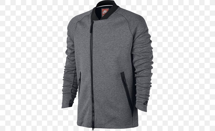 Hoodie T-shirt Overcoat Polar Fleece Sleeve, PNG, 500x500px, Hoodie, Black, Coat, Flight Jacket, Jacket Download Free