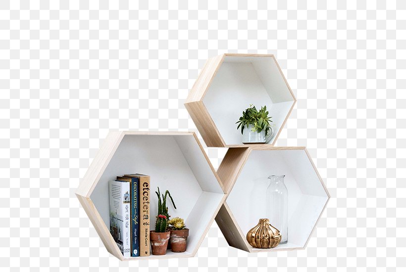 Shelf Hexagon Bookcase Wood Hylla, PNG, 550x550px, Shelf, Bamboo, Bloomingville As, Bookcase, Box Download Free