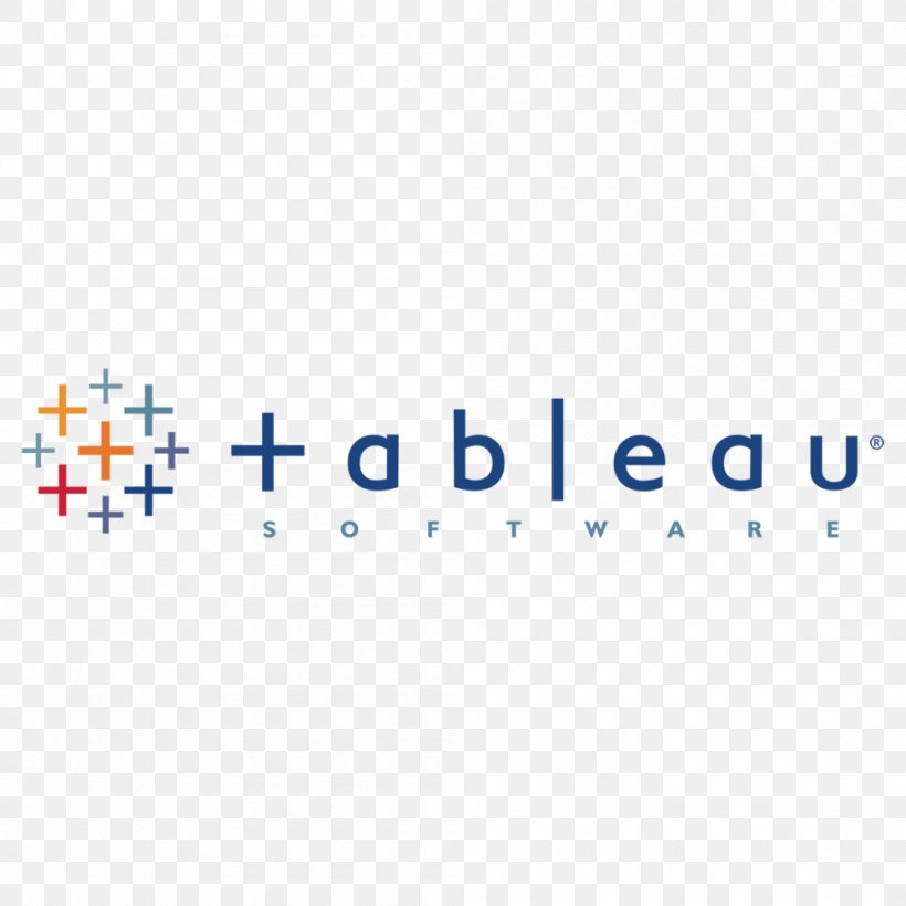 Tableau Software Computer Software Logo Business Intelligence Software, PNG, 1000x1000px, Tableau Software, Analytics, Area, Blue, Brand Download Free