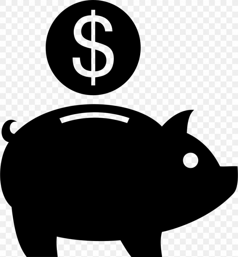 Piggy Bank Money Saving, PNG, 910x980px, Piggy Bank, Bank, Black, Black And White, Carnivoran Download Free
