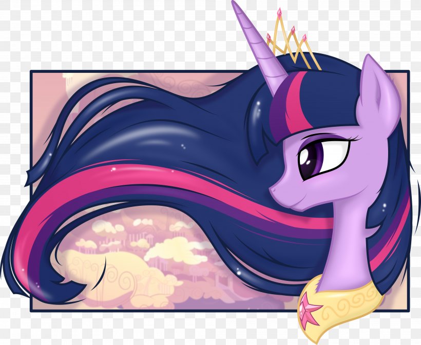Twilight Sparkle Pony Princess Celestia Rarity Pinkie Pie, PNG, 4000x3280px, Watercolor, Cartoon, Flower, Frame, Heart Download Free