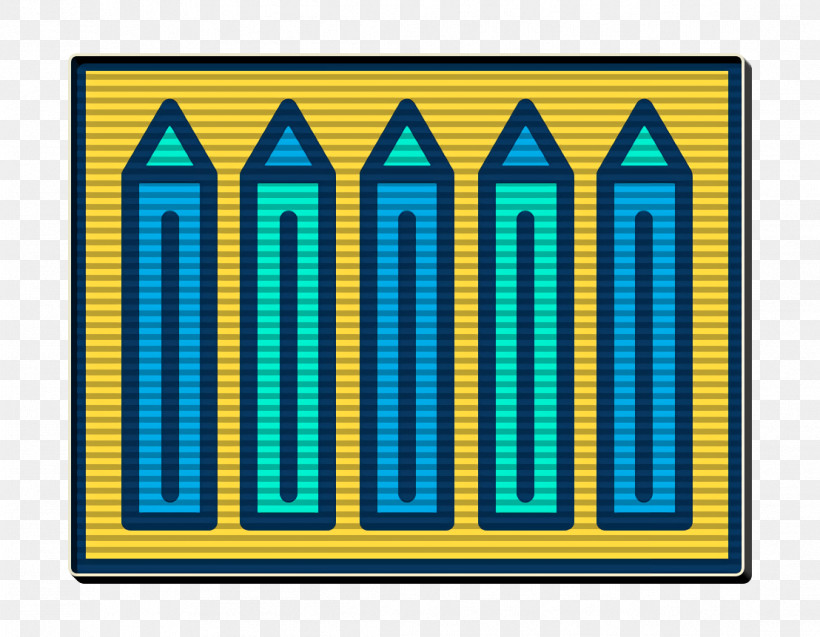 Color Pencils Icon Creative Icon, PNG, 1108x862px, Color Pencils Icon, Aqua, Blue, Creative Icon, Electric Blue Download Free