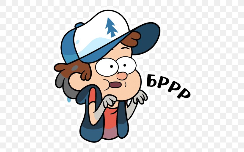 Dipper Pines VK Telegram Hashtag Sticker, PNG, 512x512px, Dipper Pines, Cartoon, Character, Fictional Character, Finger Download Free