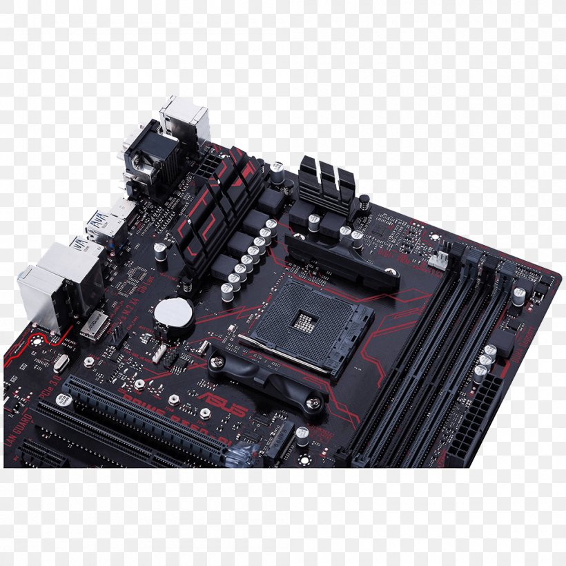 Socket AM4 Motherboard ASUS PRIME B350-PLUS ATX Chipset, PNG, 1000x1000px, Socket Am4, Advanced Micro Devices, Asus, Asus Prime B350plus, Atx Download Free