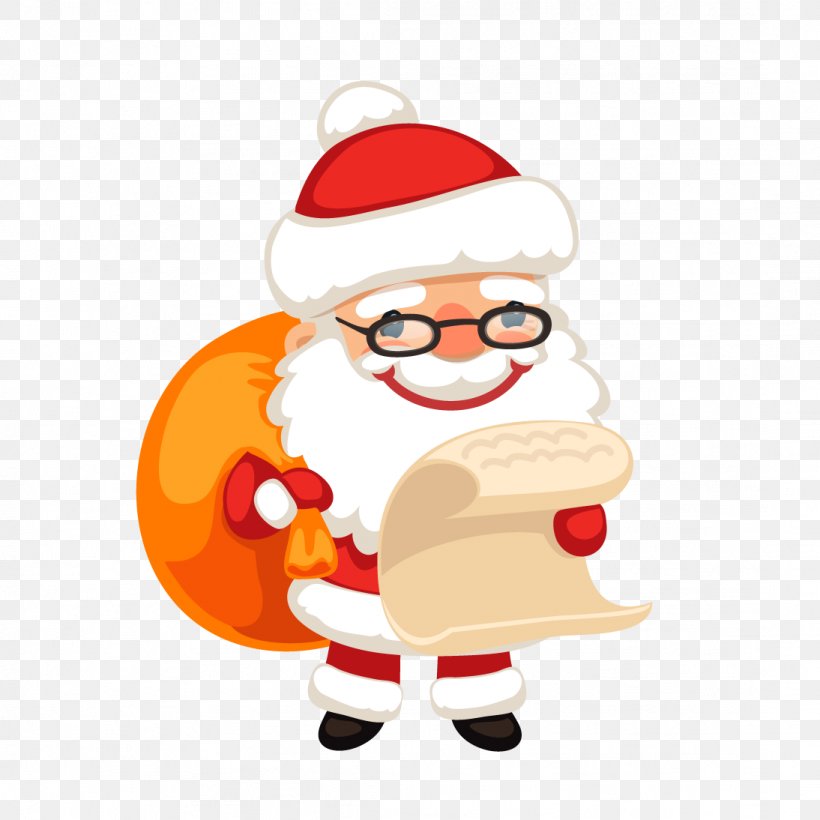 Santa Claus Christmas Ornament Gift, PNG, 1094x1094px, Santa Claus, Art, Cartoon, Christmas, Christmas Gift Download Free
