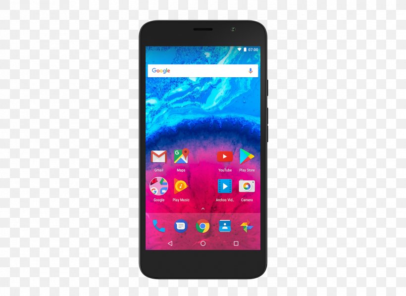 Archos Core 55 4G Archos Access 50 3G Telephone Smartphone, PNG, 1370x1000px, Telephone, Android, Android Nougat, Archos 55 Platinum, Cellular Network Download Free