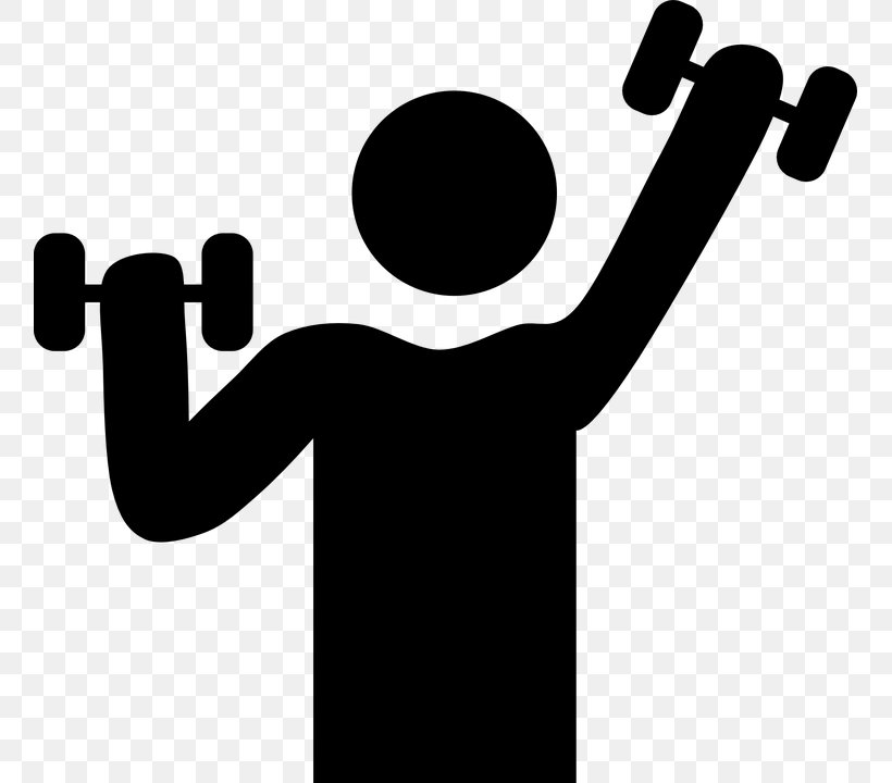 Fitness Centre Exercise Clip Art, PNG, 757x720px, Fitness Centre, Black And White, Brand, Communication, Computer Download Free