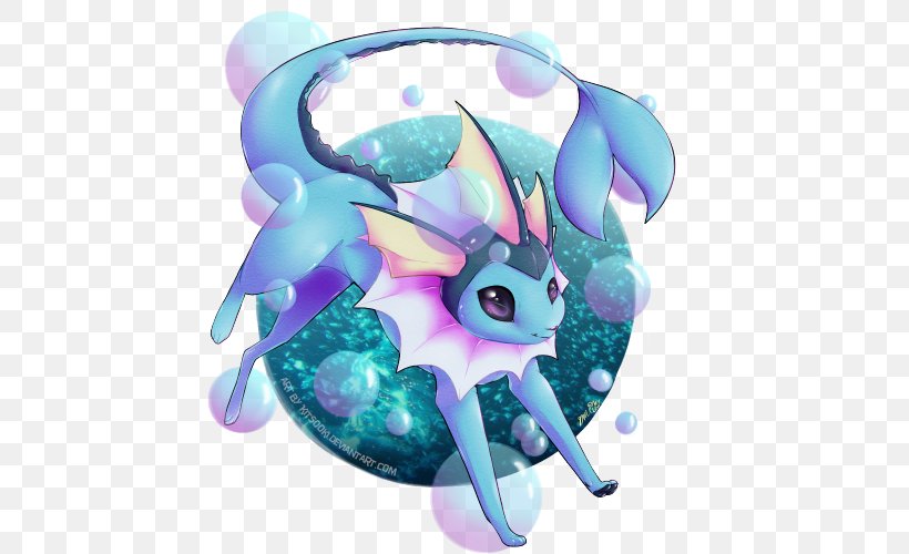 Pokémon Diamond And Pearl Vaporeon Drawing Eevee Fan Art, PNG, 500x500px, Watercolor, Cartoon, Flower, Frame, Heart Download Free