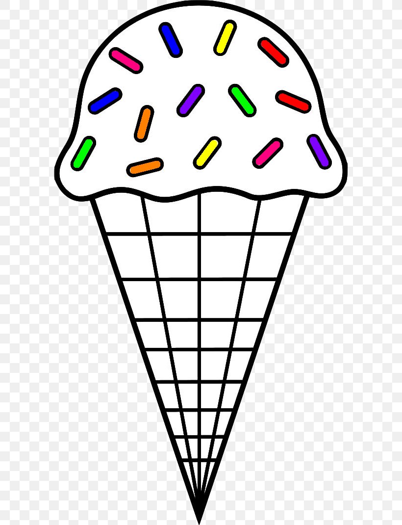 Ice Cream Cones Sundae Clip Art, PNG, 600x1070px, Ice Cream, Area, Coloring Book, Cream, Drawing Download Free