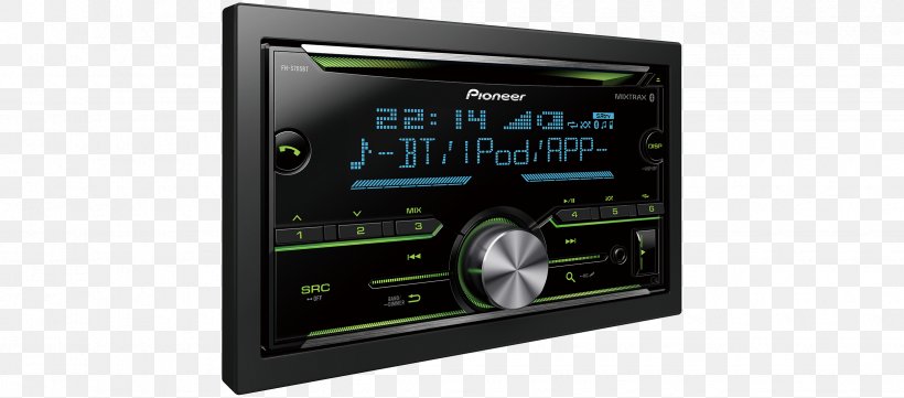 ISO 7736 Vehicle Audio Pioneer Corporation Pioneer FH-X730BT Automotive Head Unit, PNG, 2450x1080px, Iso 7736, Audio, Automotive Head Unit, Av Receiver, Bluetooth Download Free