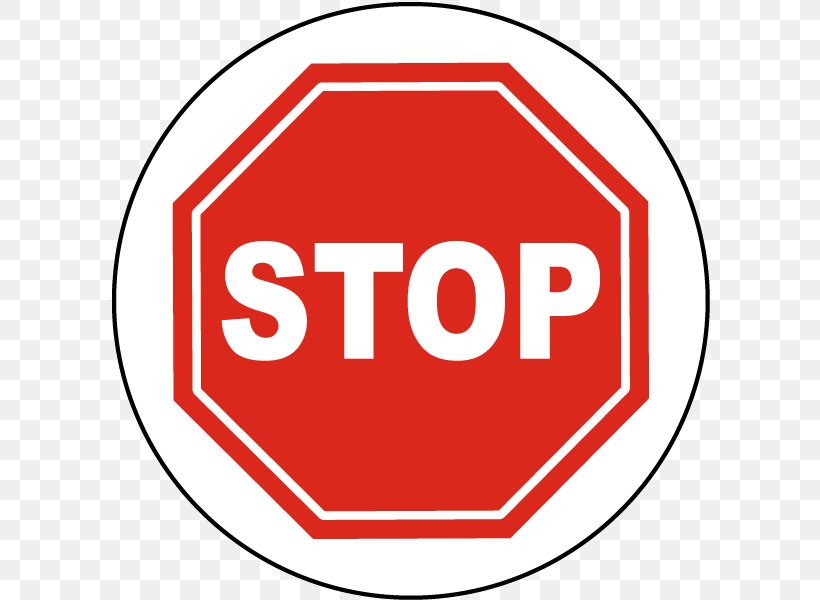 Stop Sign Symbol, PNG, 600x600px, Sign, Area, Brand, Logo, Number Download Free