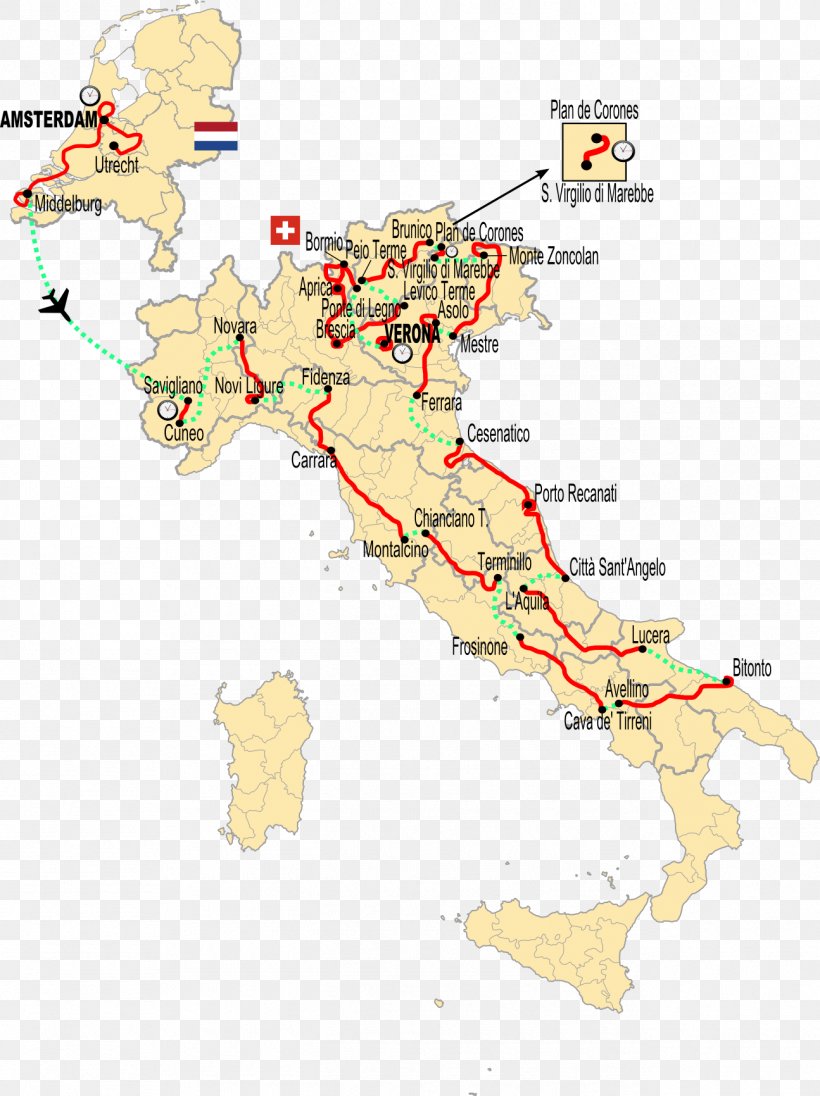 2010 Giro D'Italia Italy 2017 Giro D'Italia 2012 Giro D'Italia 2018 Giro D'Italia, PNG, 1295x1732px, Italy, Area, Cycling, Ecoregion, Map Download Free