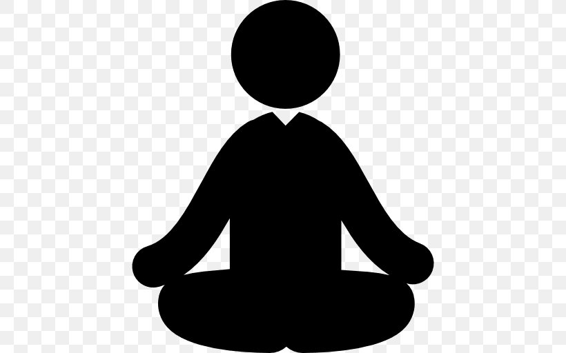 Buddhist Meditation Lotus Position, PNG, 512x512px, Meditation, Anger Management, Black And White, Buddhism, Buddhist Meditation Download Free