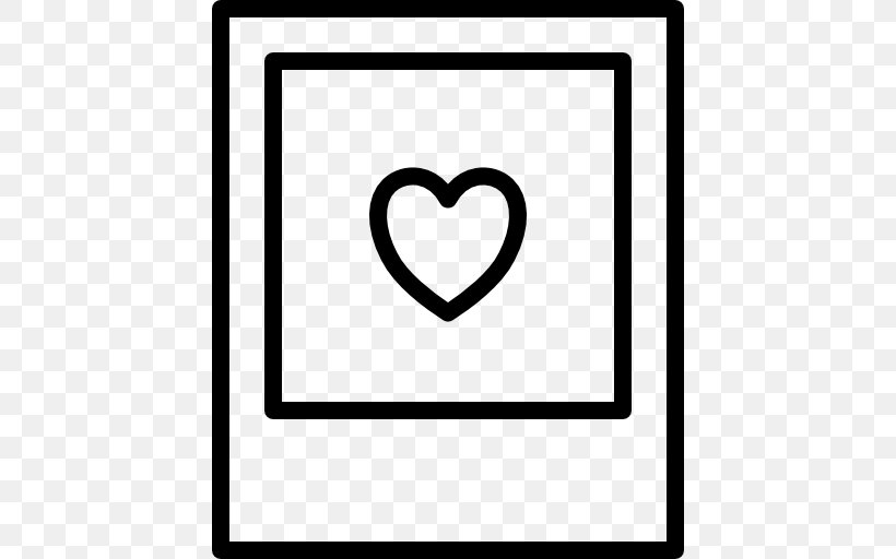 Instant Camera Heart, PNG, 512x512px, Instant Camera, Area, Black And White, Body Jewelry, Heart Download Free