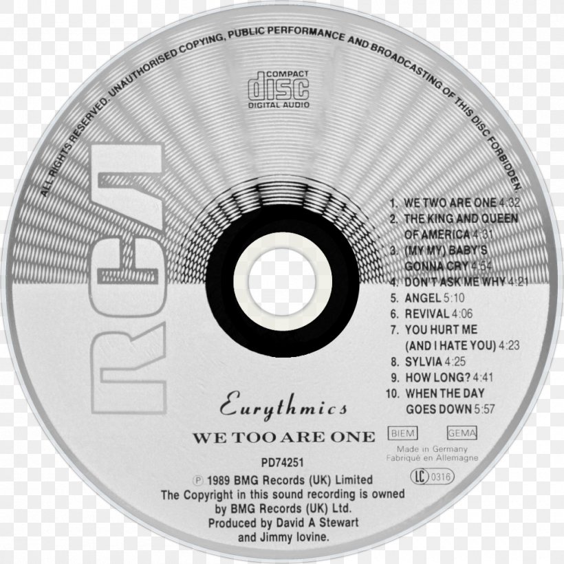 Eurythmics 1984 (For The Love Of Big Brother) We Too Are One Compact Disc, PNG, 1000x1000px, Watercolor, Cartoon, Flower, Frame, Heart Download Free