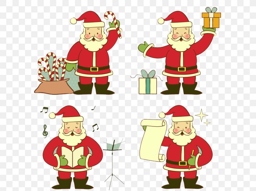 Santa Claus Christmas Ornament Clip Art, PNG, 650x612px, Santa Claus, Art, Cartoon, Christmas, Christmas Decoration Download Free
