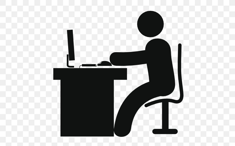 Standing Desk Computer Desk Coworking, PNG, 512x512px, Desk, Black And ...