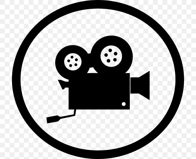 Video Cameras Photographic Film Clip Art, PNG, 722x668px, Video Cameras, Area, Black, Black And White, Camera Download Free