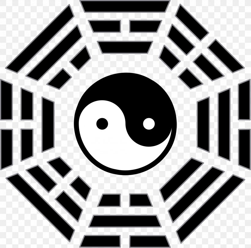 I Ching Bagua Taoism Taegeuk Yin And Yang, PNG, 2000x1981px, I Ching, Area, Bagua, Black, Black And White Download Free