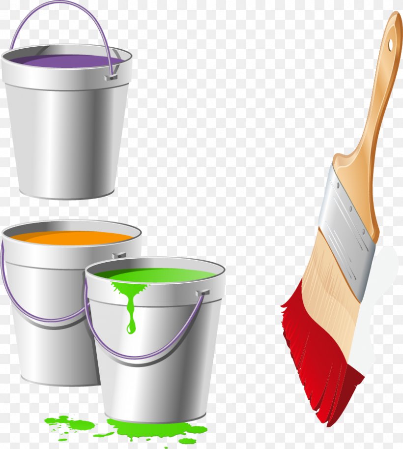 Paintbrush Bucket Color, PNG, 837x932px, Paint, Brush, Bucket, Coating, Color Download Free