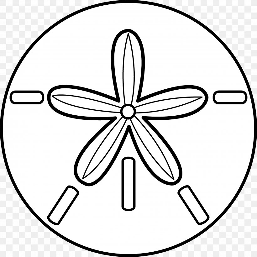 Sand Dollar Seashell Sea Urchin Clip Art, PNG, 4745x4745px, Sand Dollar, Area, Black And White, Blog, Drawing Download Free